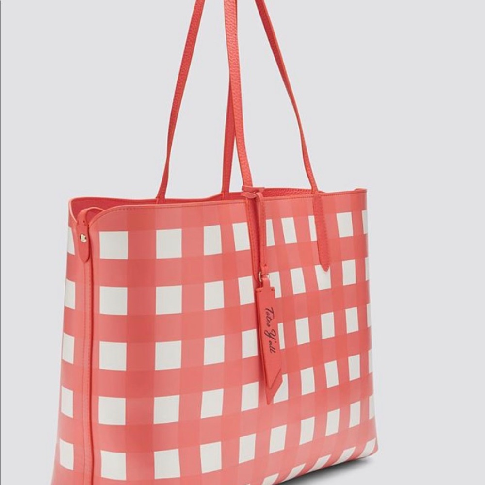 NWT Draper James Leather Reversible Tote - Picture 2 of 3